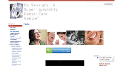 Desktop Screenshot of drswarups.com